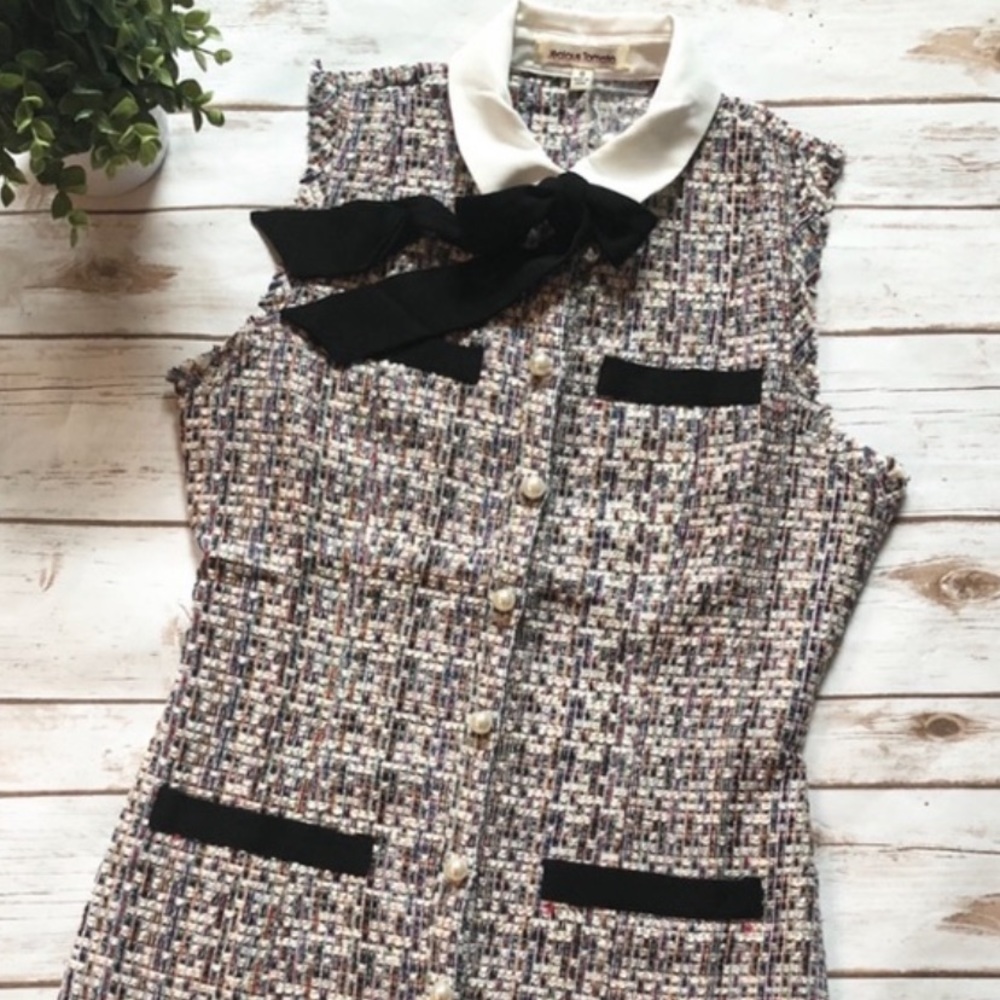 Jealous Tomato Tweed Dress